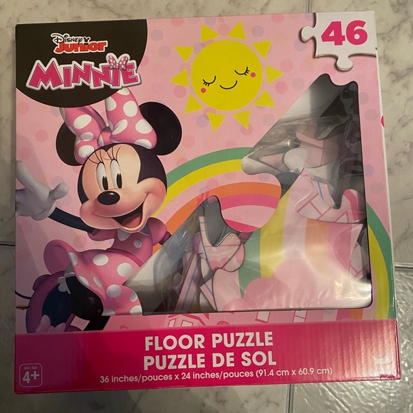 Disney Giant Minnie Mouse Floor Puzzle- Brand New in Box 🎀 - Picture 12 of 14